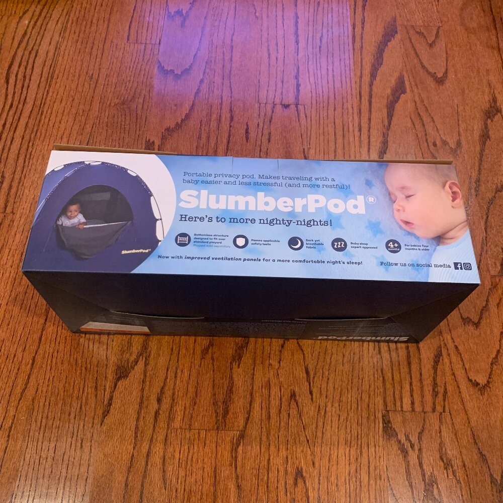 BNIB SlumberPod Navy Blue w/ Gold Stars MSRP $199